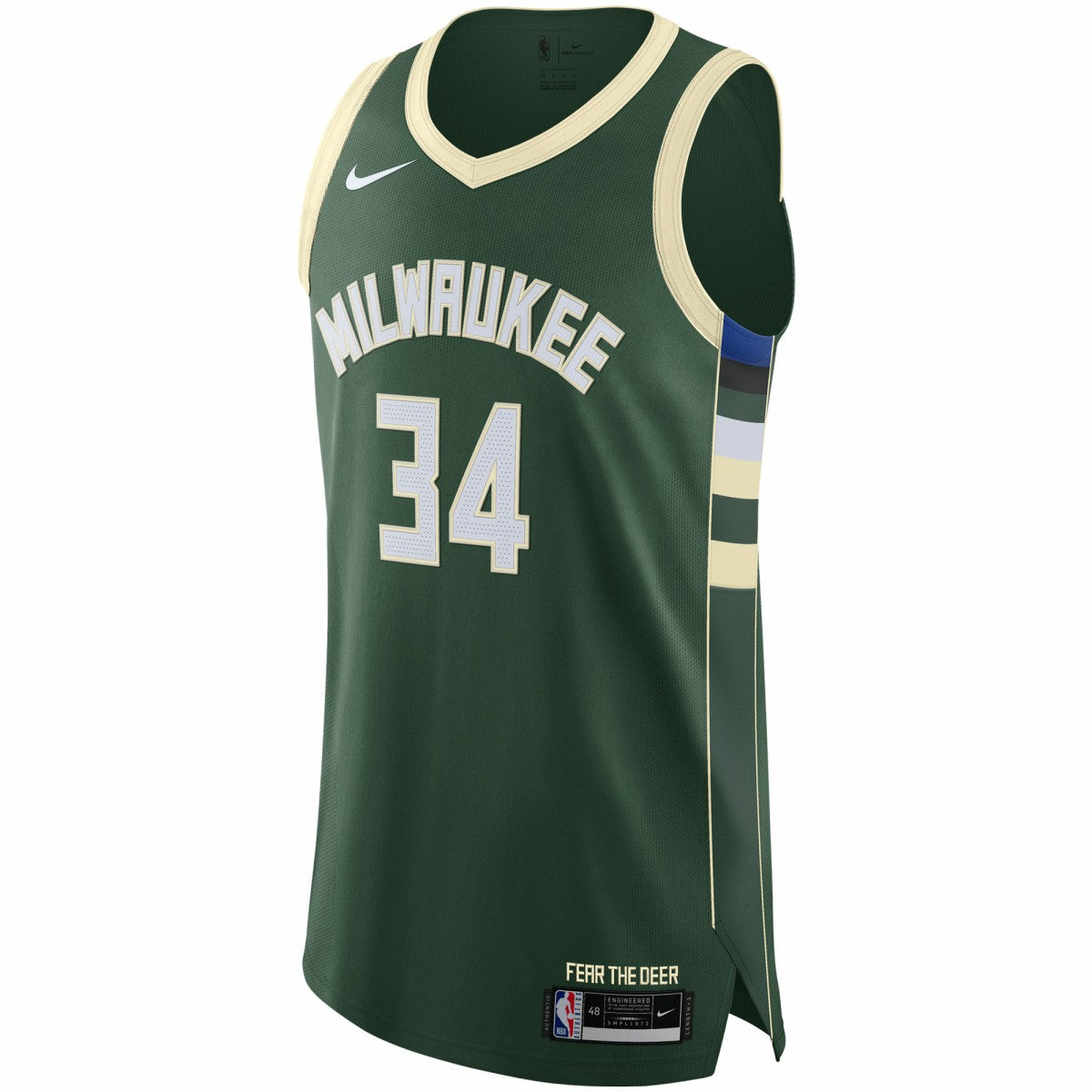 Hunter Green Giannis Antetokounmpo Milwaukee Bucks Authentic Jersey | NBA