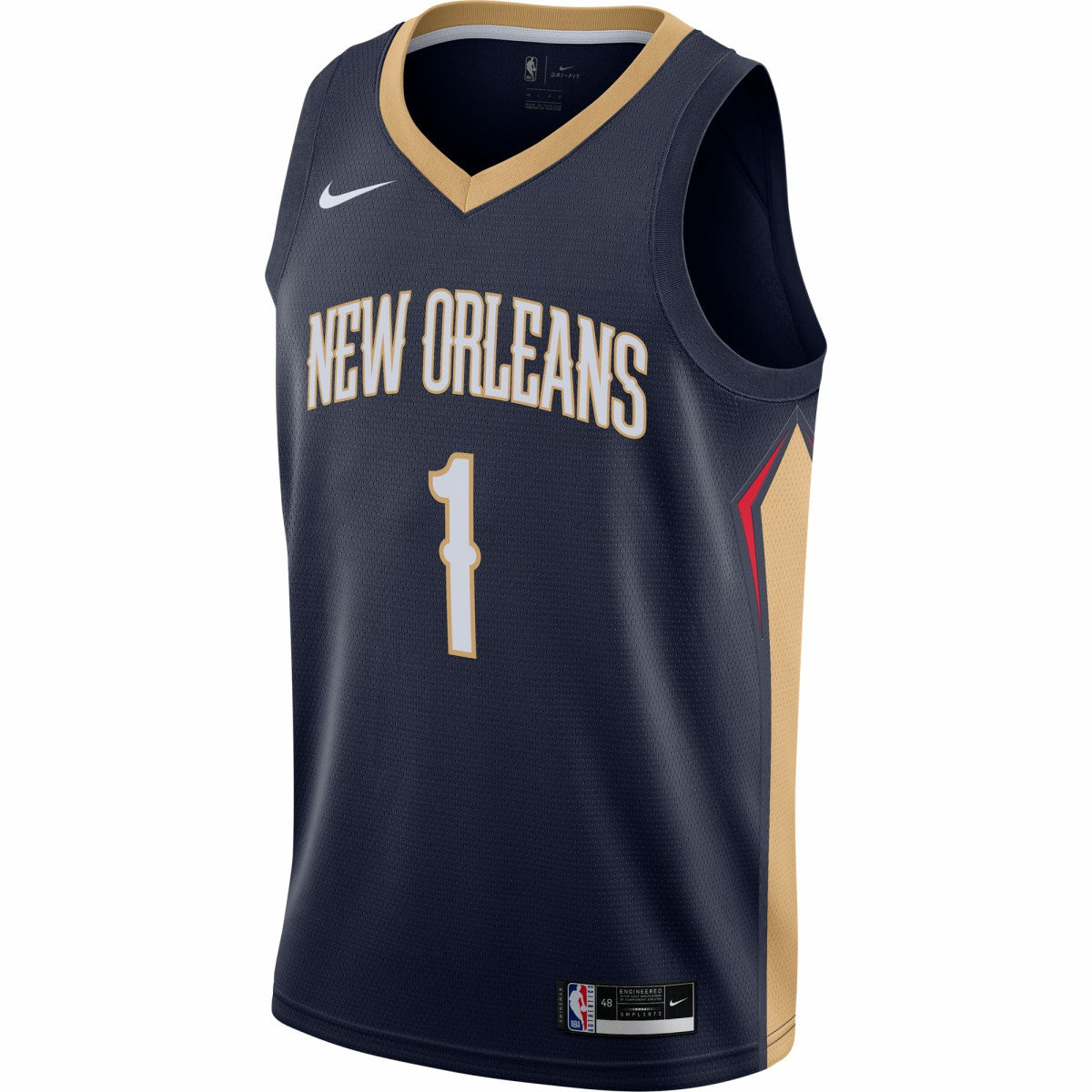 Navy Zion Williamson New Orleans Pelicans Swingman Jersey | NBA