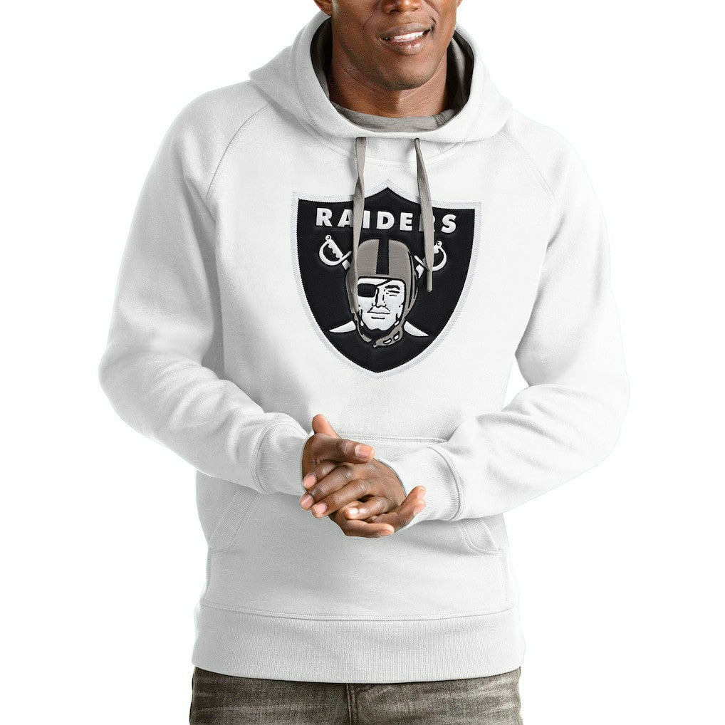 Las Vegas Raiders Antigua Victory Pullover Hoodie | NFL Near me