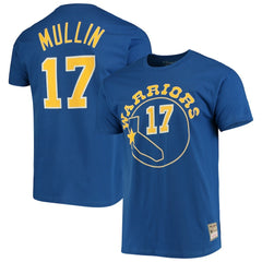 Royal Chris Mullin Golden State Warriors Hardwood Classics Name & Number Team T-Shirt sale | NBA