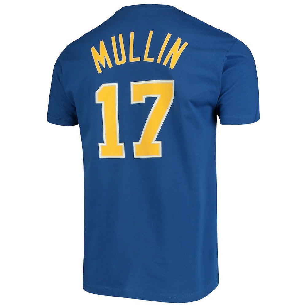 Royal Chris Mullin Golden State Warriors Hardwood Classics Name & Number Team T-Shirt sale | NBA
