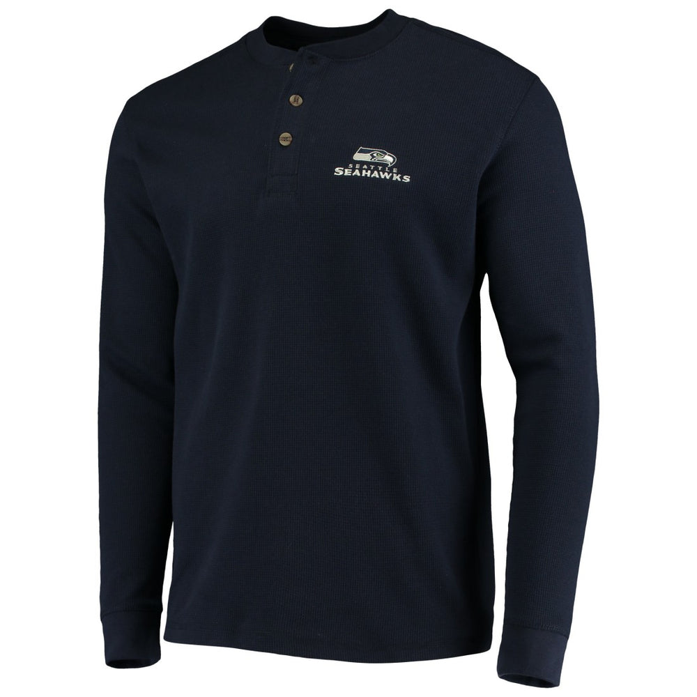 Seattle Seahawks Dunbrooke Logo Maverick Thermal Henley Long Sleeve T-Shirt | NFL Near me