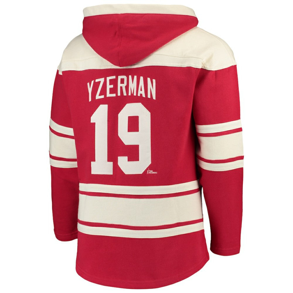 Steve Yzerman Detroit Red Wings '47 Player Lacer Pullover Hoodie -  NHL Hoodies