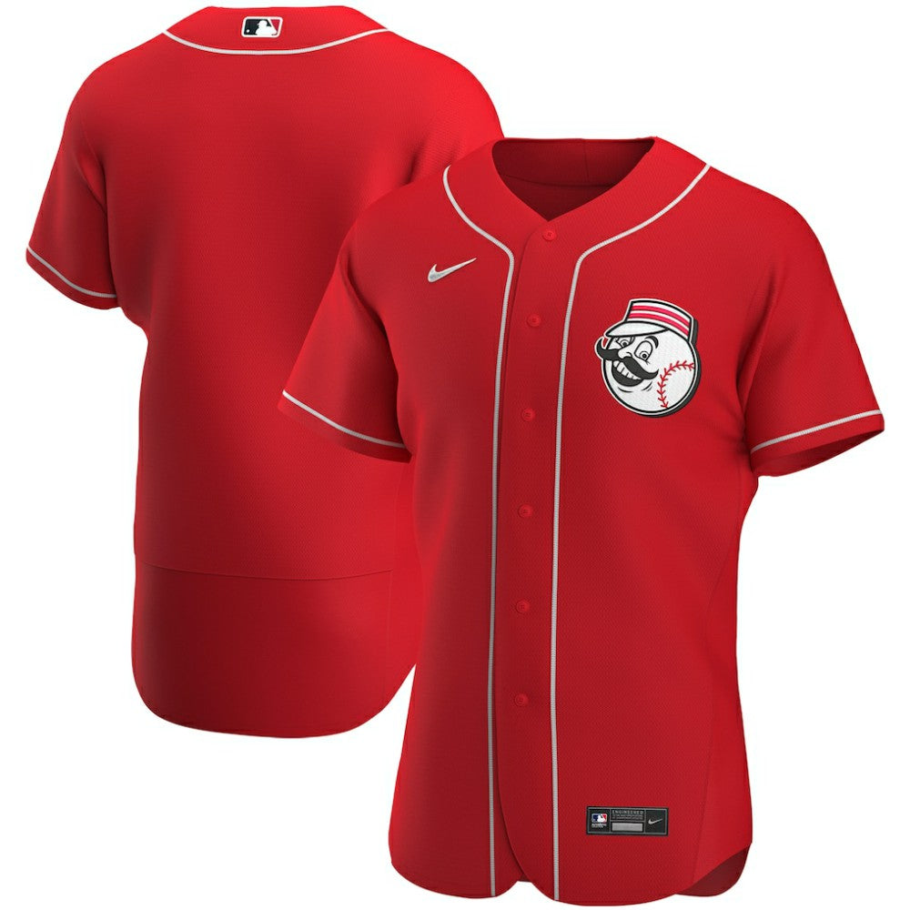 Cincinnati Reds Nike Alternate Authentic Team Logo Jersey - MLB Jerseys