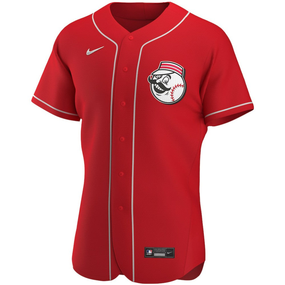 Cincinnati Reds Nike Alternate Authentic Team Logo Jersey - MLB Jerseys