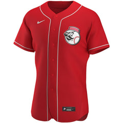 Cincinnati Reds Nike Alternate Authentic Team Logo Jersey - MLB Jerseys