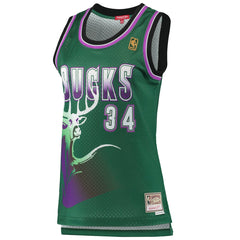 Green Ray Allen Milwaukee Bucks Women's 1996/97 Hardwood Classics Swingman Jersey | NBA