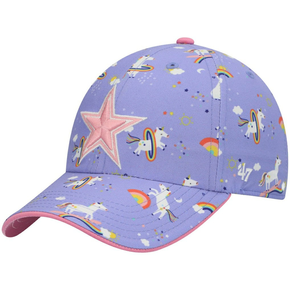 Dallas Cowboys '47 Girls Preschool Unicorn Clean Up Adjustable Hat | NFL Sale
