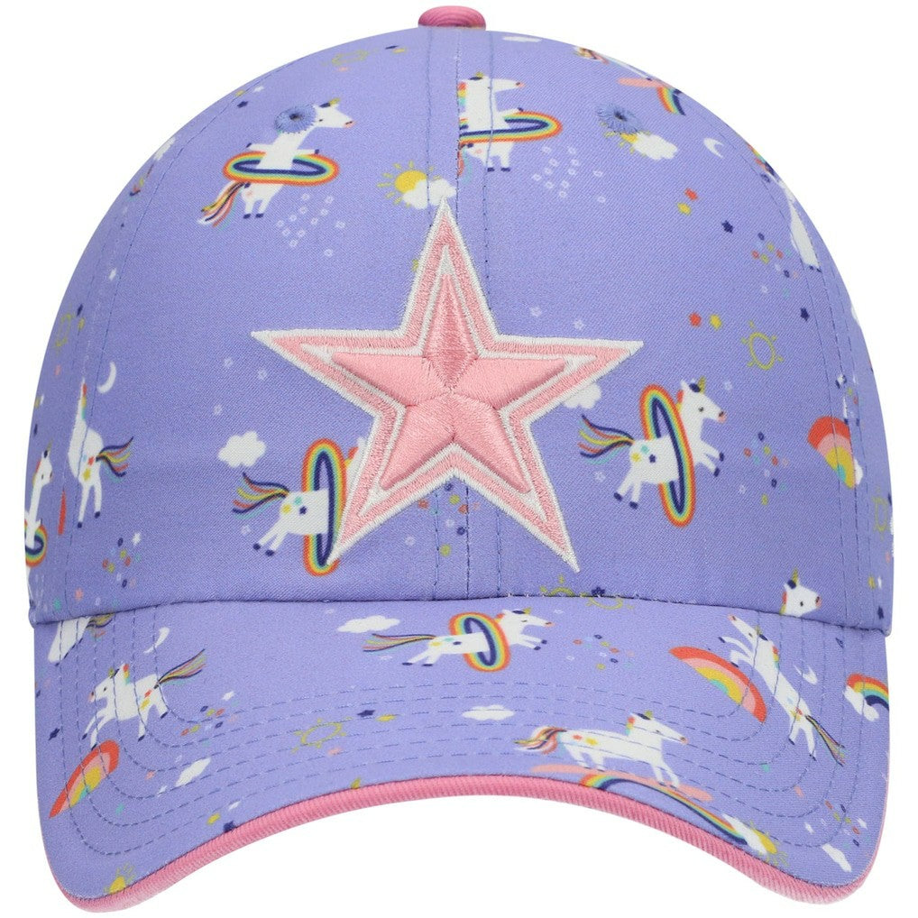 Dallas Cowboys '47 Girls Preschool Unicorn Clean Up Adjustable Hat | NFL Sale