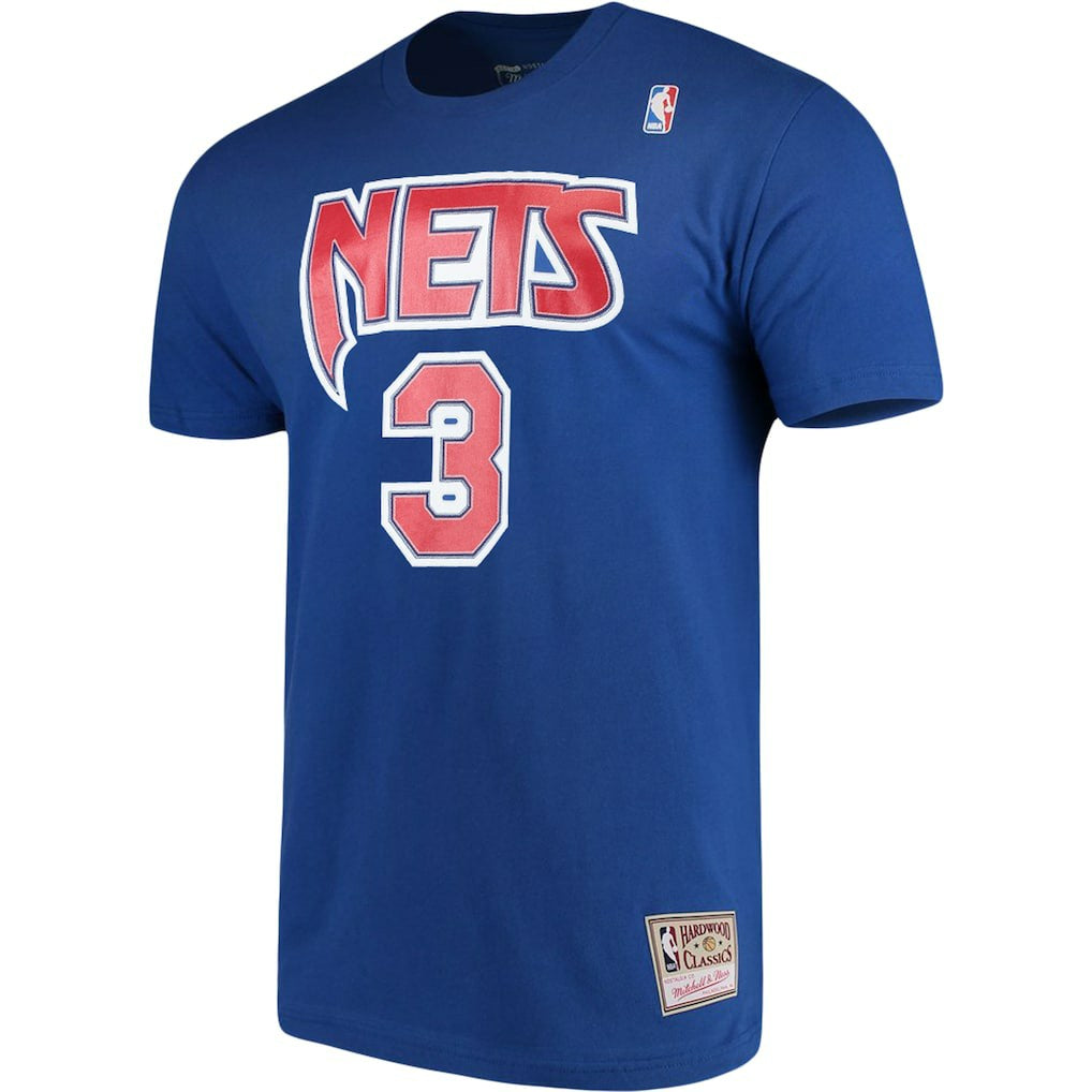Royal Drazen Petrovic Brooklyn Nets Hardwood Classics Name & Number Player T-Shirt | NBA