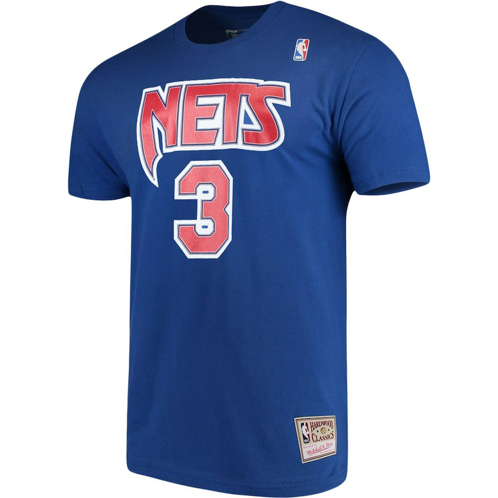 Royal Drazen Petrovic Brooklyn Nets Hardwood Classics Name & Number Player T-Shirt | NBA