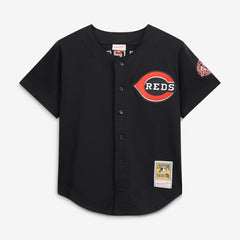 Ken Griffey Jr. Cincinnati Reds Mitchell & Ness Cooperstown Collection Mesh Batting Practice Button-Up Jersey - MLB Jerseys