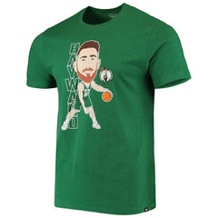 Heathered Kelly Green Gordon Hayward Boston Celtics '47 Bobblehead T-Shirt | NBA