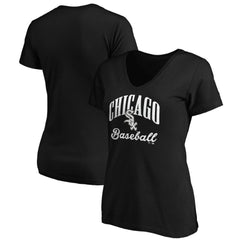 Chicago White Sox Fanatics Women's Victory Script V-Neck T-Shirt - MLB T-shirts