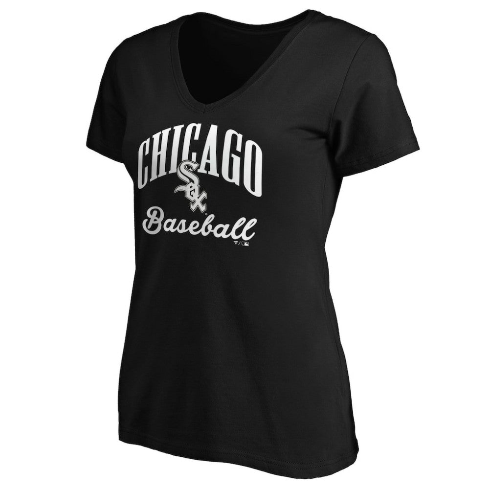 Chicago White Sox Fanatics Women's Victory Script V-Neck T-Shirt - MLB T-shirts