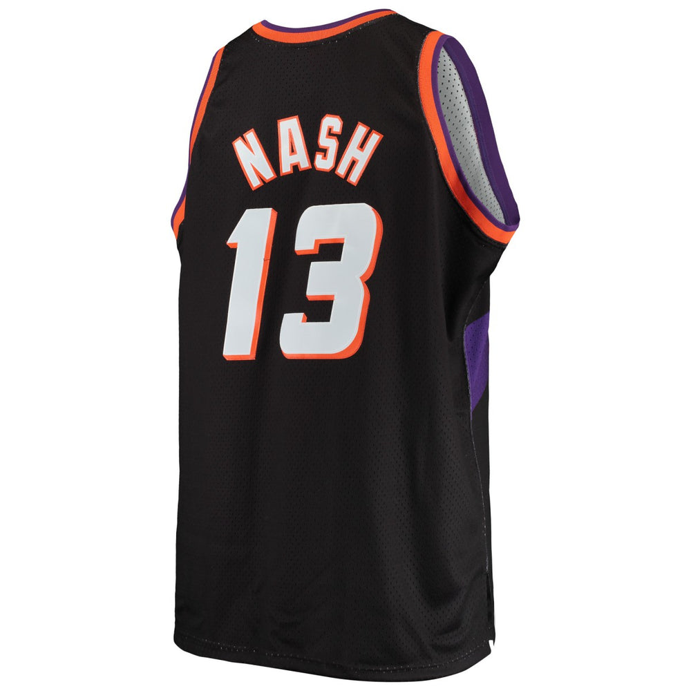 Black Steve Nash Phoenix Suns 1996/97 Big & Tall Hardwood Classics Swingman Jersey | NBA