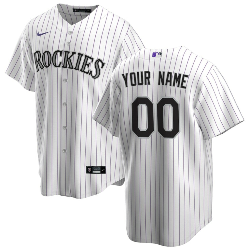 Colorado Rockies Nike Home Replica Custom Jersey - MLB Jerseys