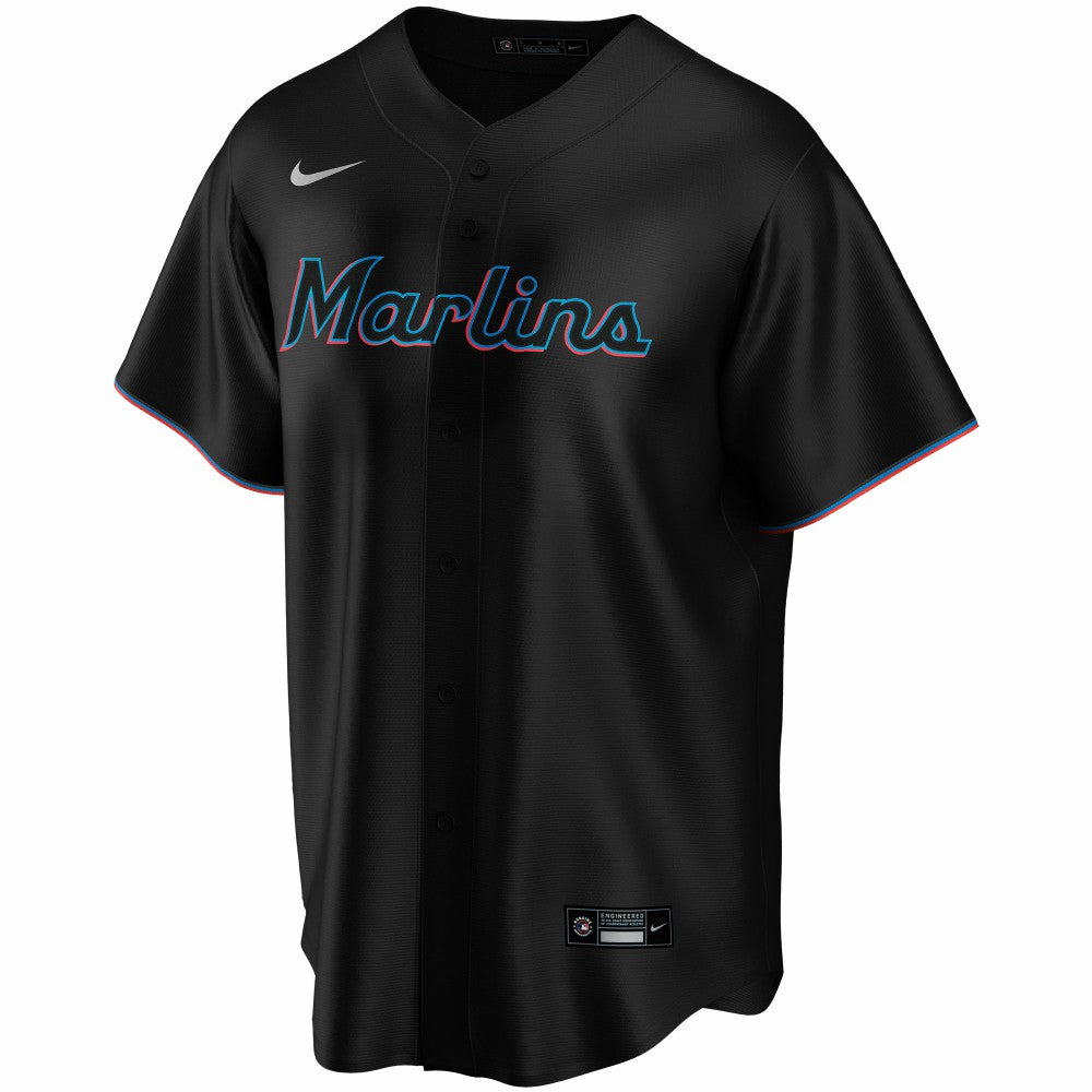 Miami Marlins Nike Alternate Replica Custom Jersey - MLB Jerseys