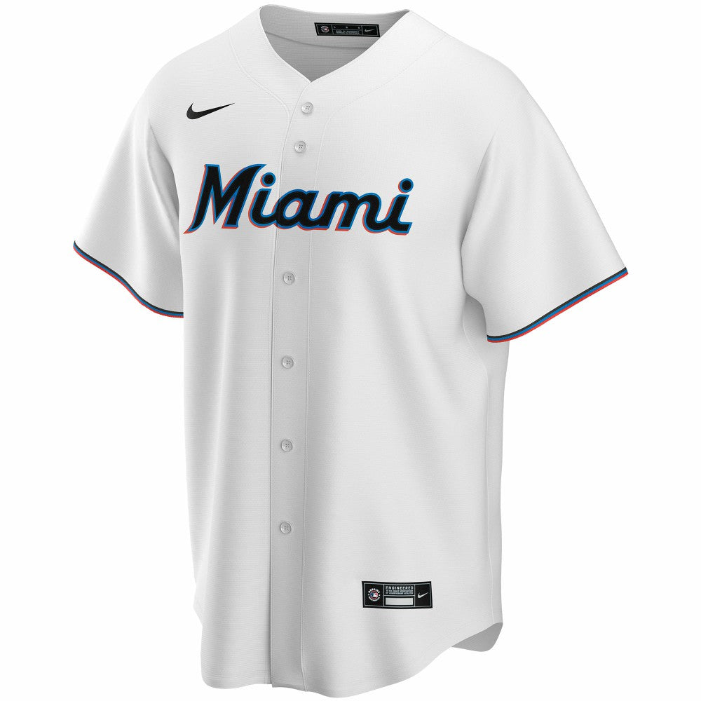 Miami Marlins Nike Home Replica Custom Jersey - MLB Jerseys