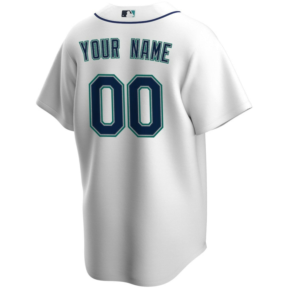 Seattle Mariners Nike Home Replica Custom Jersey - MLB Jerseys