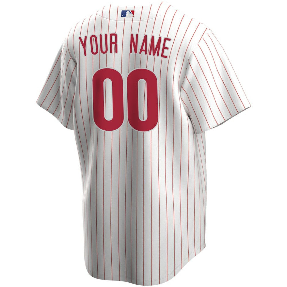 Philadelphia Phillies Nike Home Replica Custom Jersey - MLB Jerseys