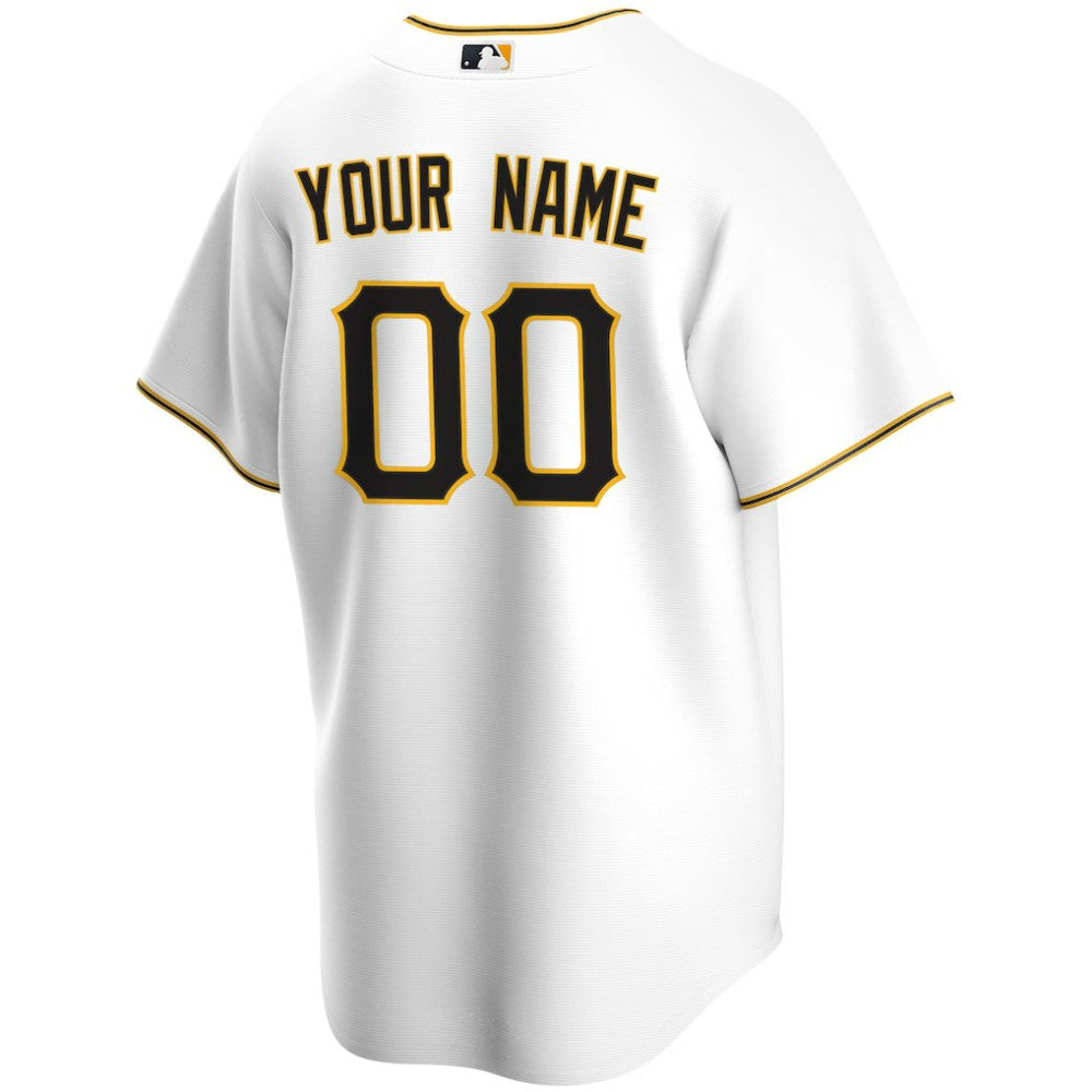 Pittsburgh Pirates Nike Home Replica Custom Jersey - MLB Jerseys