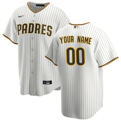 San Diego Padres Nike Home Replica Custom Jersey - MLB Jerseys