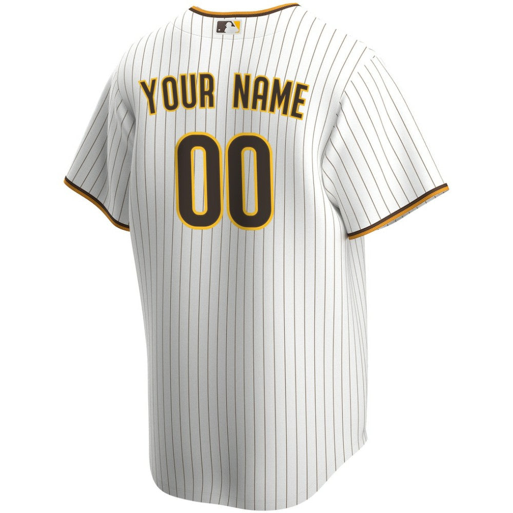 San Diego Padres Nike Home Replica Custom Jersey - MLB Jerseys