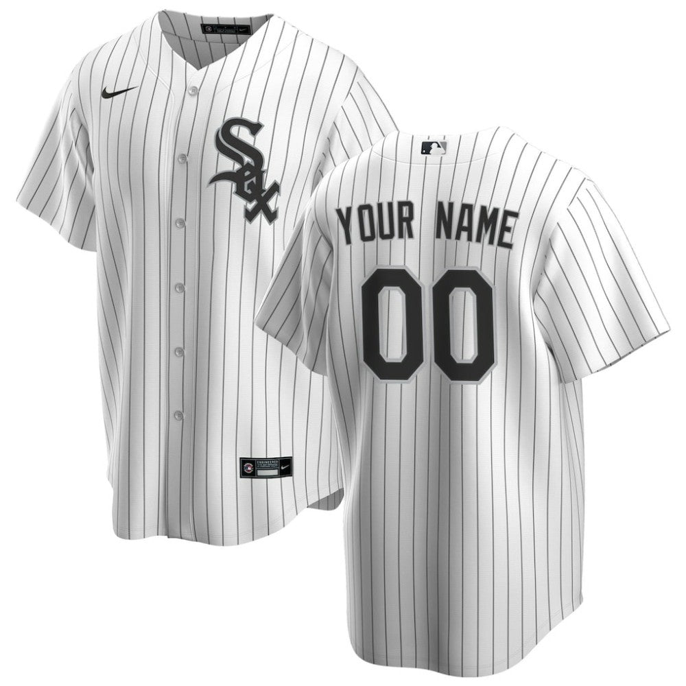 Chicago White Sox Nike Home Replica Custom Jersey - MLB Jerseys