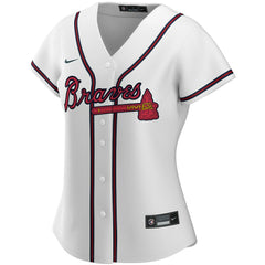 Atlanta Braves Nike Women's Home Replica Custom Jersey - MLB Jerseys