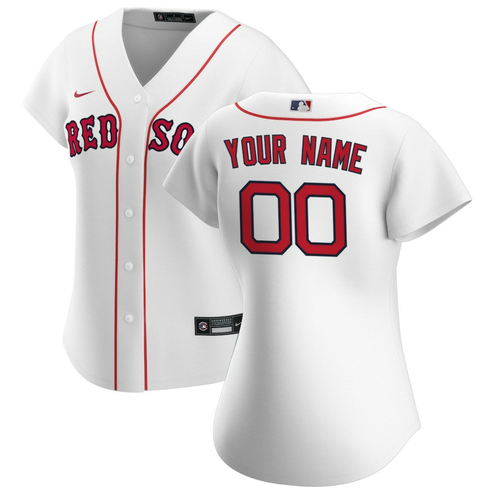 Boston Red Sox Nike Women's Home Replica Custom Jersey - MLB Jerseys