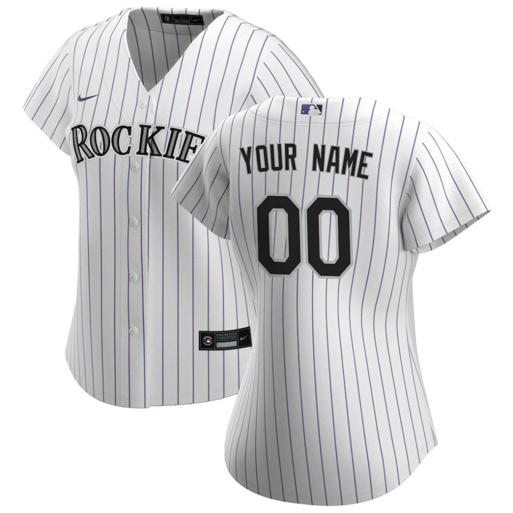 Colorado Rockies Nike Women's Home Replica Custom Jersey - MLB Jerseys