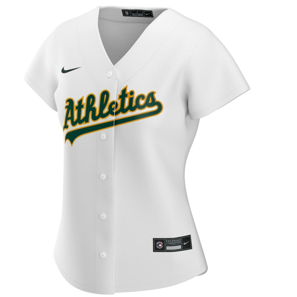 Athletics Nike Women's Home Replica Custom Jersey - MLB Jerseys
