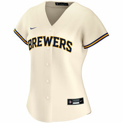 Milwaukee Brewers Nike Women's Home Replica Custom Jersey - MLB Jerseys
