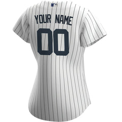 New York Yankees Nike Women's Home Replica Custom Jersey - MLB Jerseys