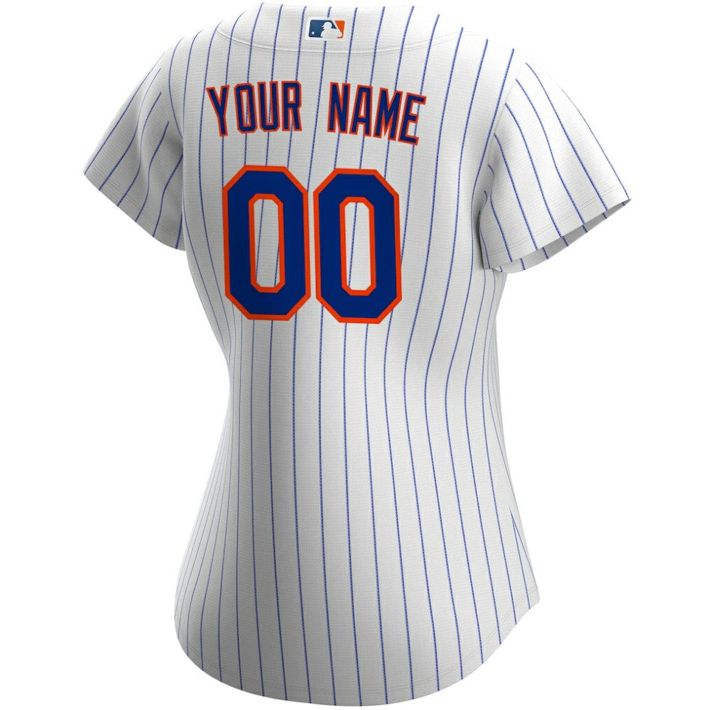 New York Mets Nike Women's Home Replica Custom Jersey - MLB Jerseys
