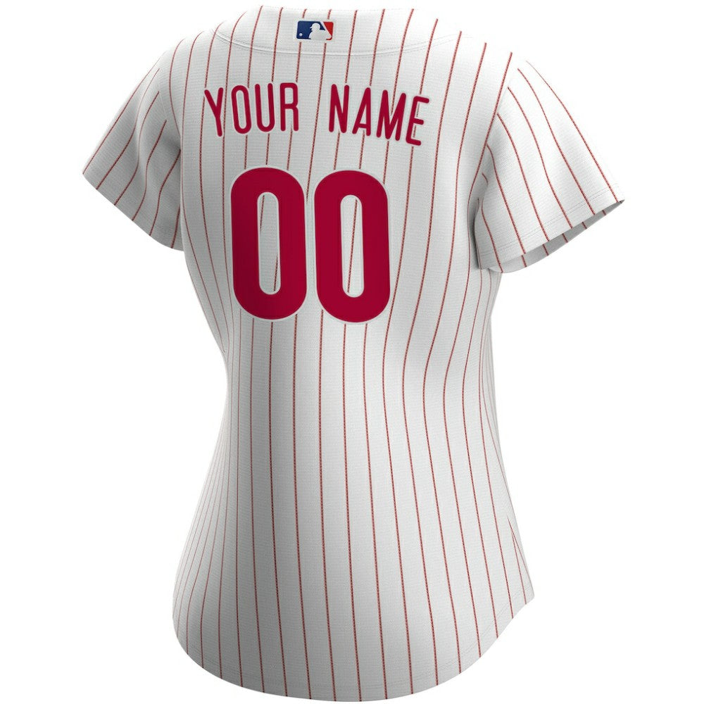 Philadelphia Phillies Nike Women's Home Replica Custom Jersey - MLB Jerseys