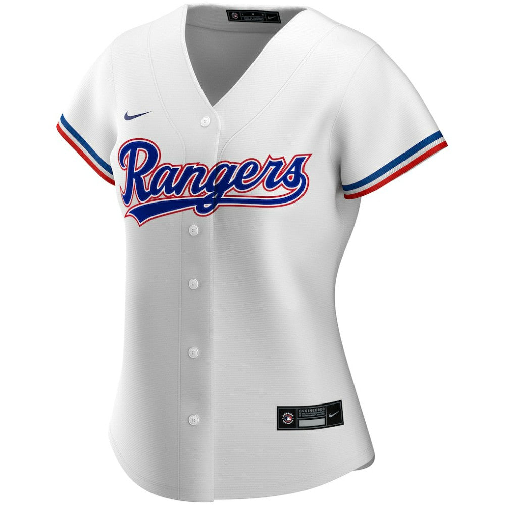 Texas Rangers Nike Women's Home Replica Custom Jersey - MLB Jerseys