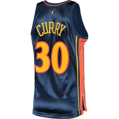 Navy Stephen Curry Golden State Warriors 2009/10 Hardwood Classics Authentic Jersey sale | NBA