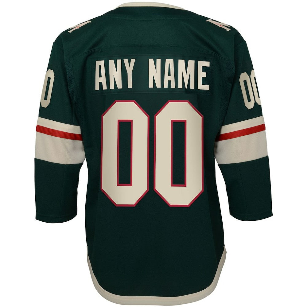 Minnesota Wild Youth Home Premier Custom Jersey -  NHL Jerseys