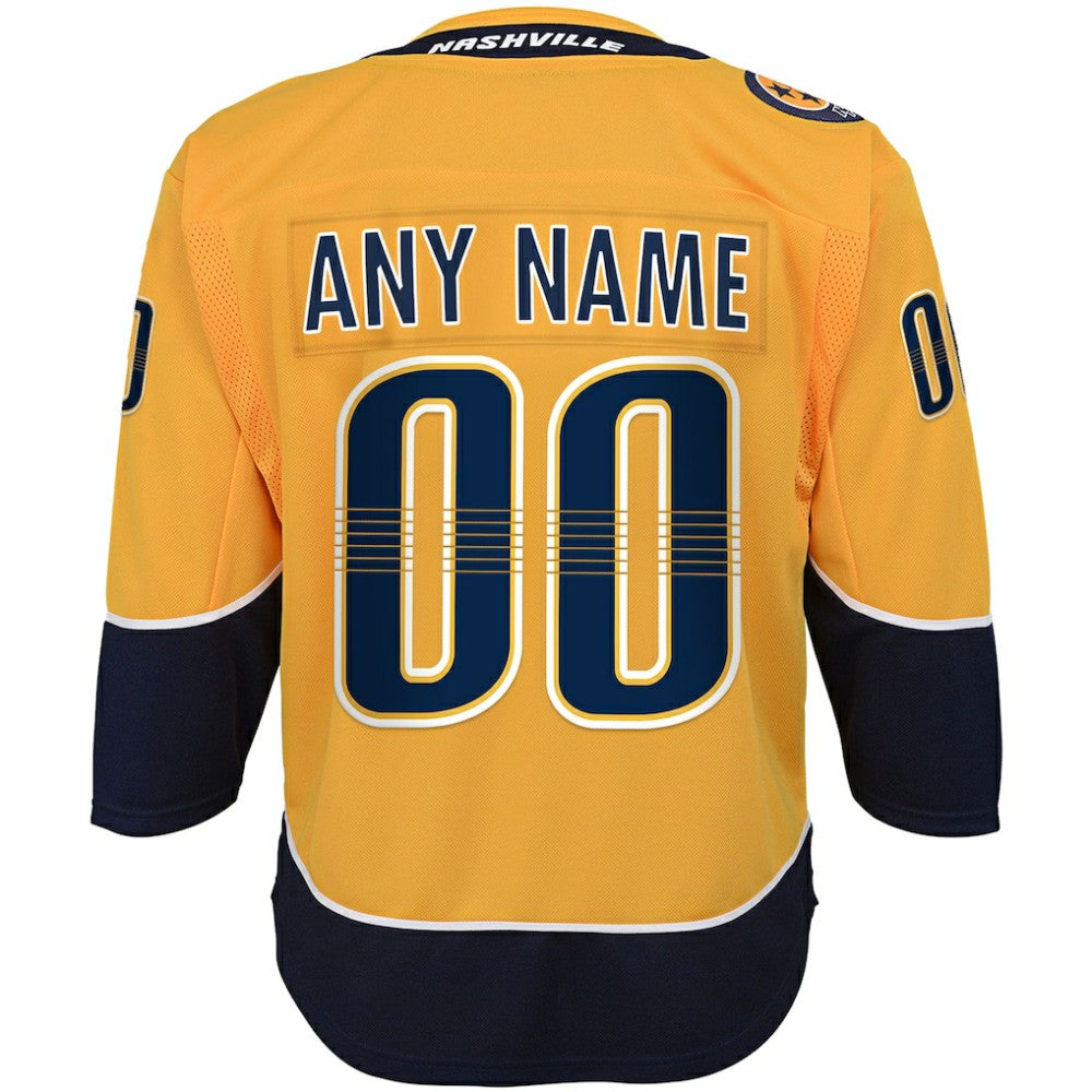 Nashville Predators Youth Home Premier Custom Jersey -  NHL Jerseys