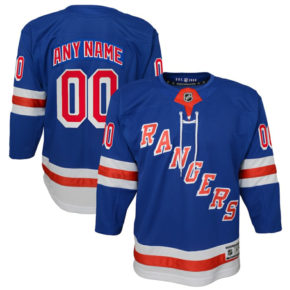 New York Rangers Youth Home Premier Custom Jersey -  NHL Jerseys