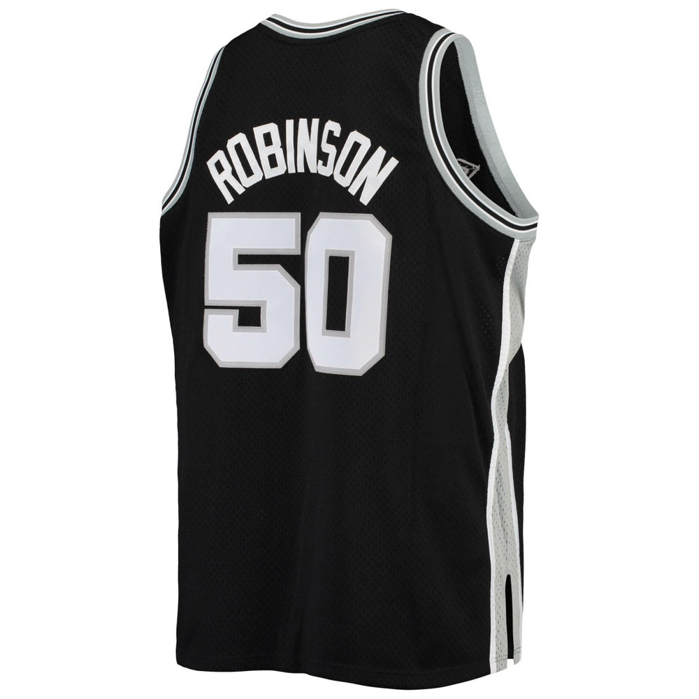 Black David Robinson San Antonio Spurs 1998/99 Big & Tall Hardwood Classics Swingman Jersey | NBA