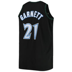 Black Kevin Garnett Minnesota Timberwolves 1997/98 Big & Tall Hardwood Classics Swingman Jersey | NBA