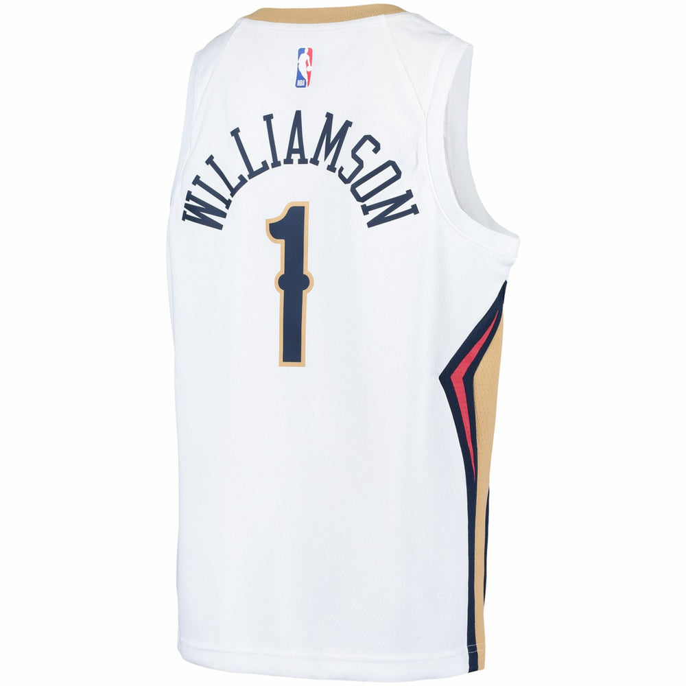 White Zion Williamson New Orleans Pelicans Youth Swingman Player Jersey | NBA