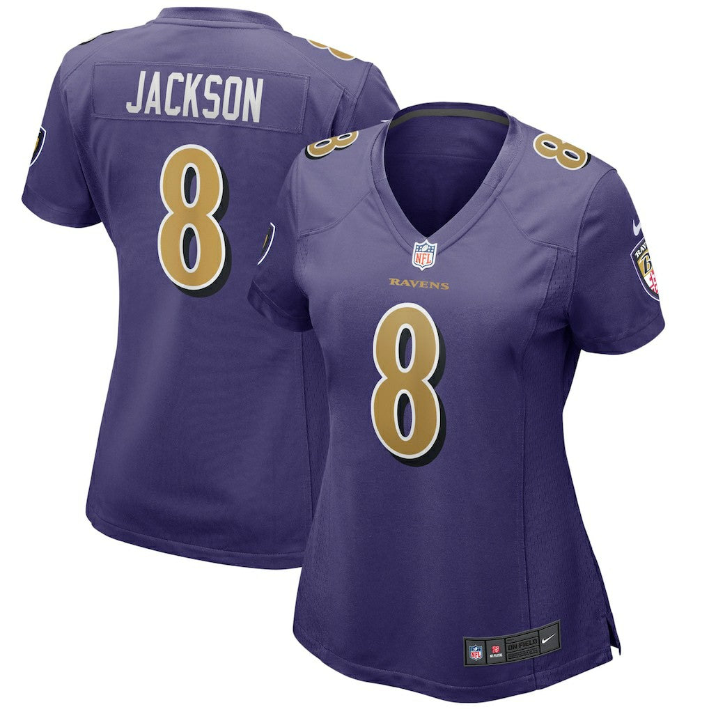 Baltimore Ravens Lamar Jackson  Women's Alternate Game Player Jersey | NFL New