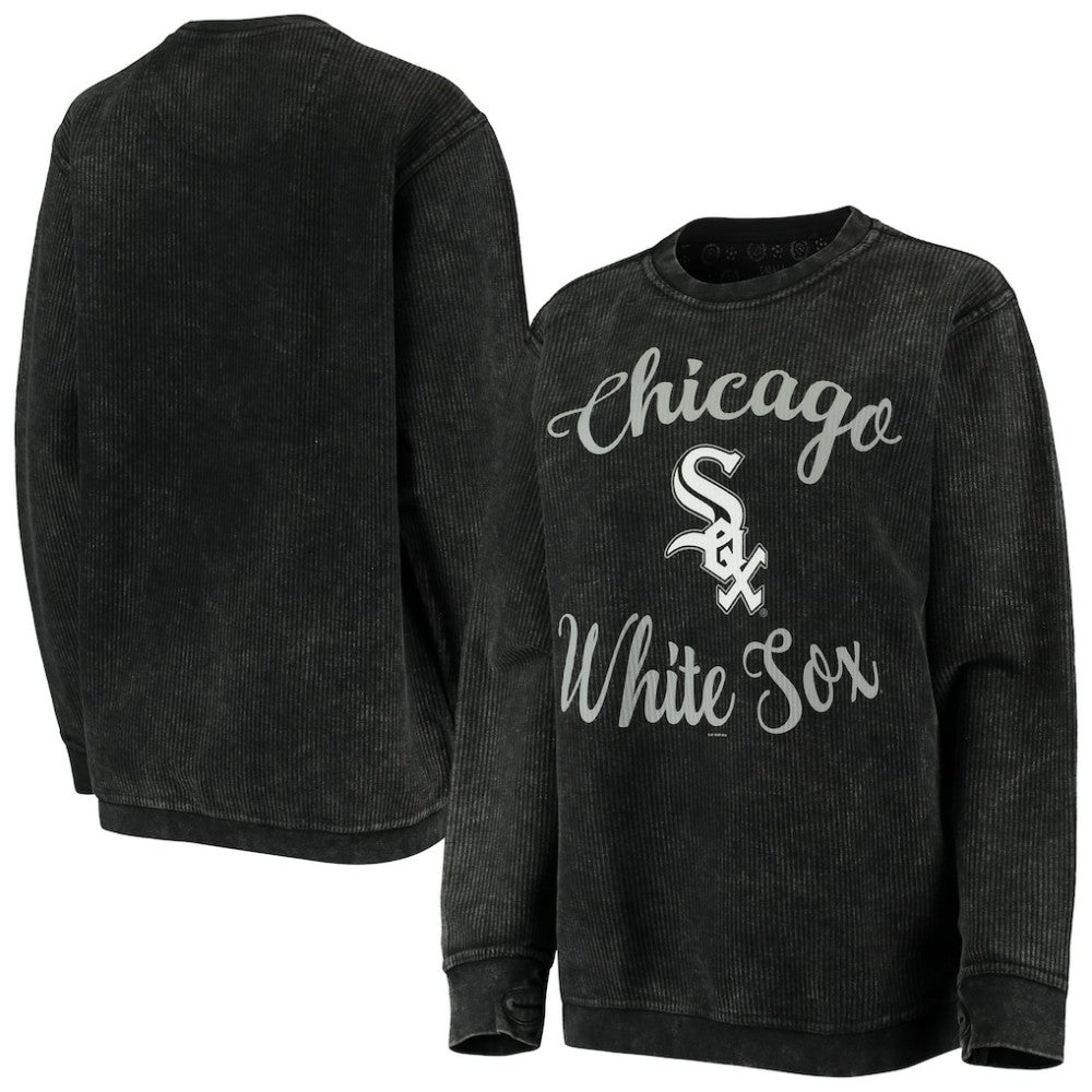 Chicago White Sox G-III 4Her by Carl Banks Women's Script Comfy Cord Pullover Sweatshirt - MLB Pullover