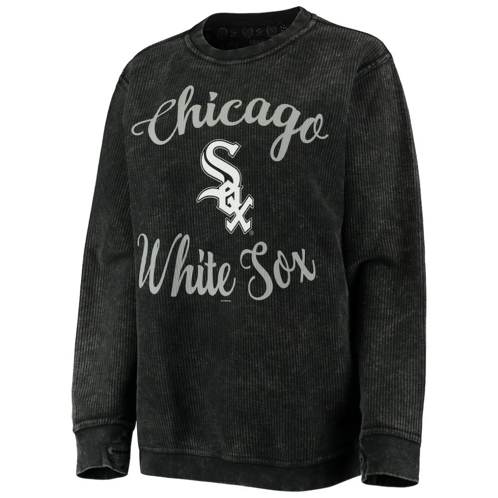 Chicago White Sox G-III 4Her by Carl Banks Women's Script Comfy Cord Pullover Sweatshirt - MLB Pullover