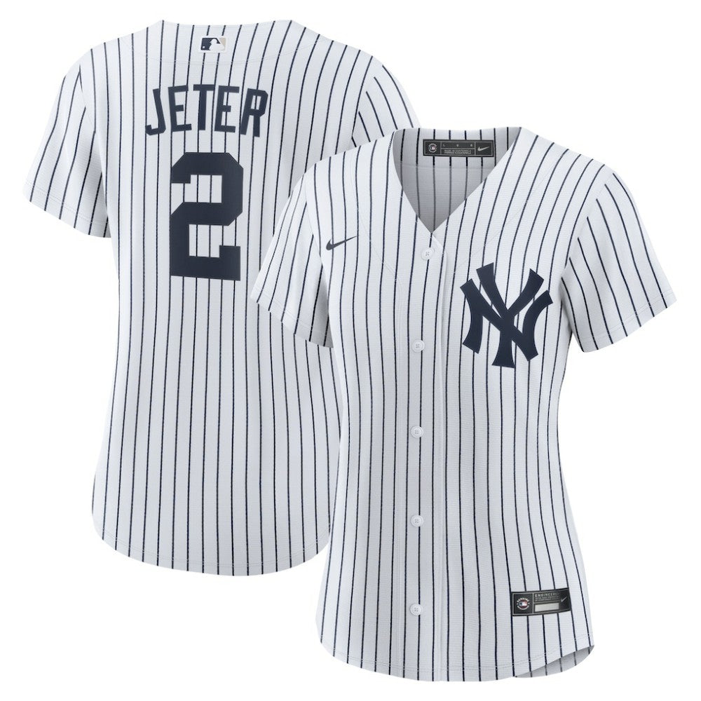 Derek Jeter New York Yankees Nike Women's Home Replica Player Name Jersey - MLB Jerseys