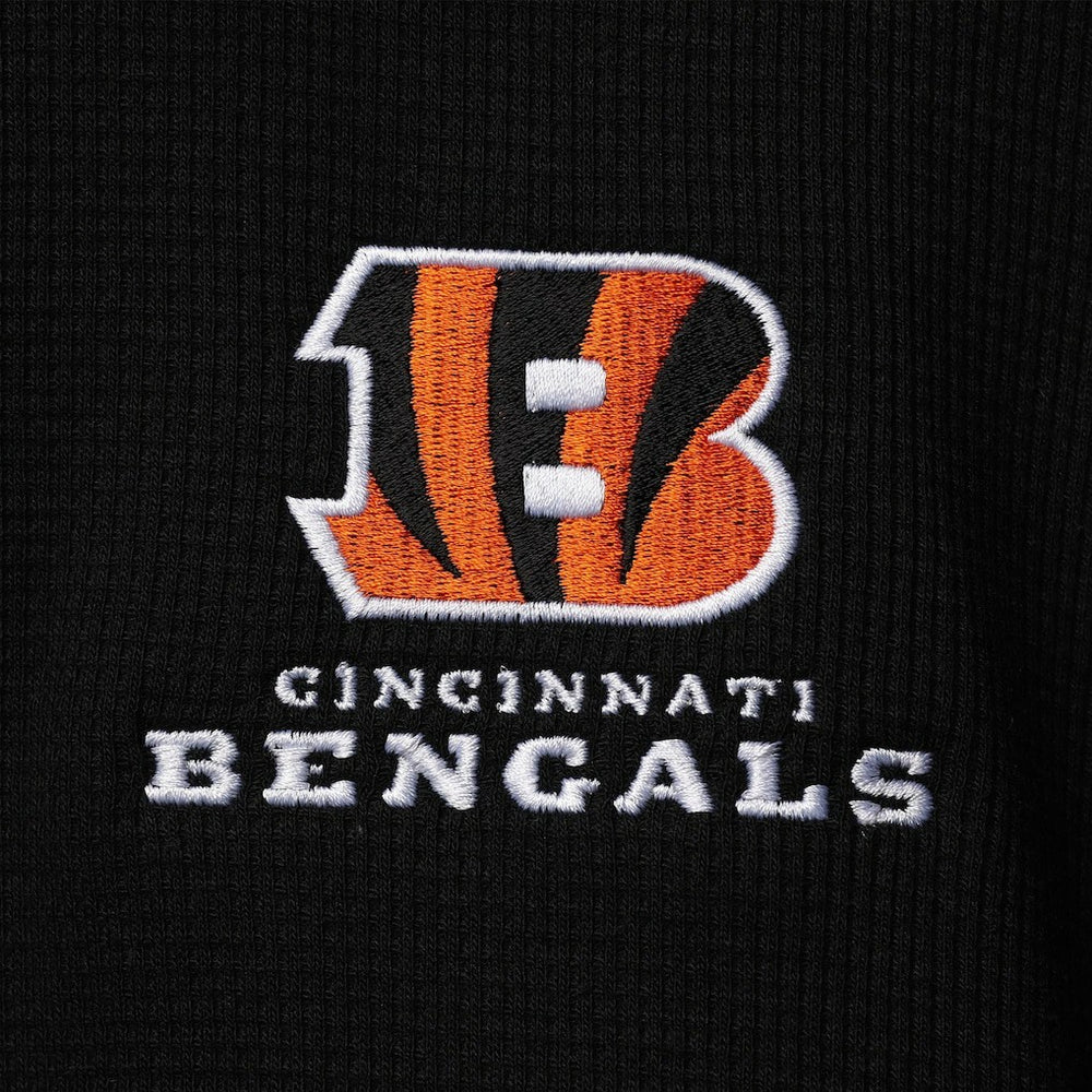 Cincinnati Bengals Dunbrooke Logo Maverick Thermal Henley Long Sleeve T-Shirt | NFL Hot